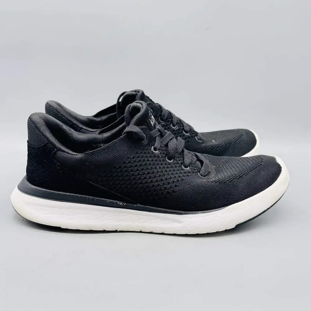 Kizik Shoes Womens 9 Black Knit Lima Hands Free Slip On Sneakers Walking Comfort